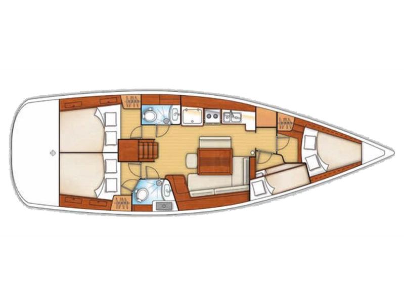 Book yachts online - sailboat - Oceanis 43 - Elena - rent