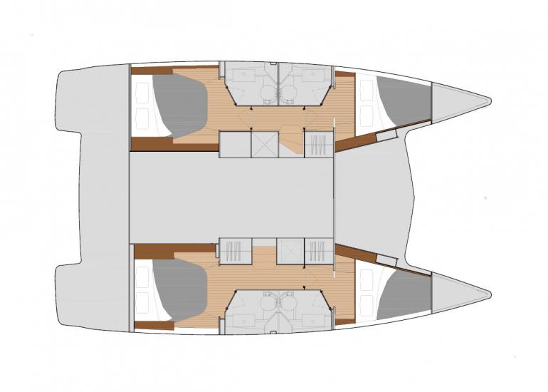 Book yachts online - catamaran - Lucia 40 - E.S. II - rent