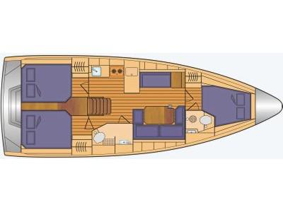 Book yachts online - sailboat - Bavaria C38 - TEN - rent