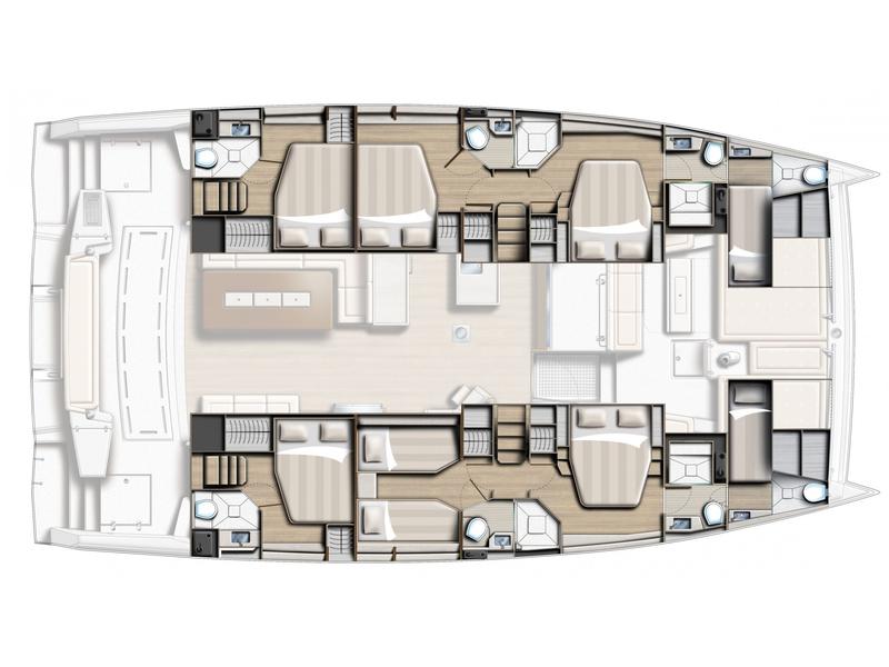 Book yachts online - catamaran - Bali 5.4 - Her Majesty - rent