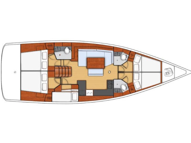Book yachts online - sailboat - Oceanis 48 - Mars Planet - rent