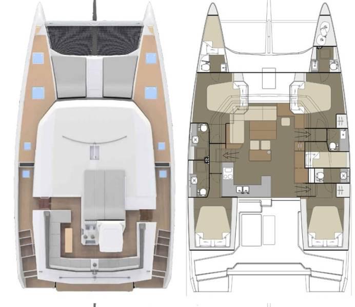 Book yachts online - catamaran - Dufour Catamaran 48 - Oblivion Planet - rent