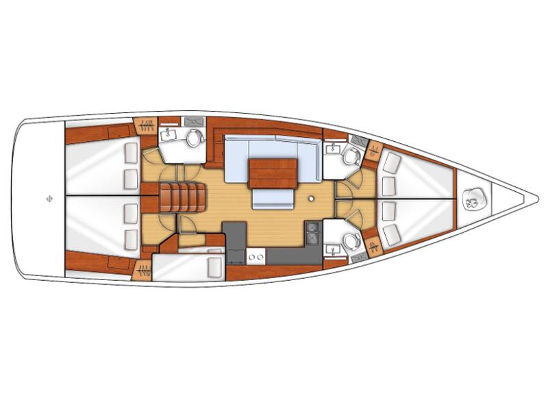 Book yachts online - sailboat - Oceanis 48 - Lucy - rent