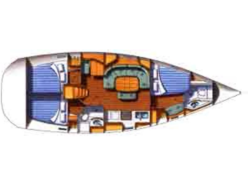 Book yachts online - sailboat - Oceanis 393 Clipper - Sabik - rent