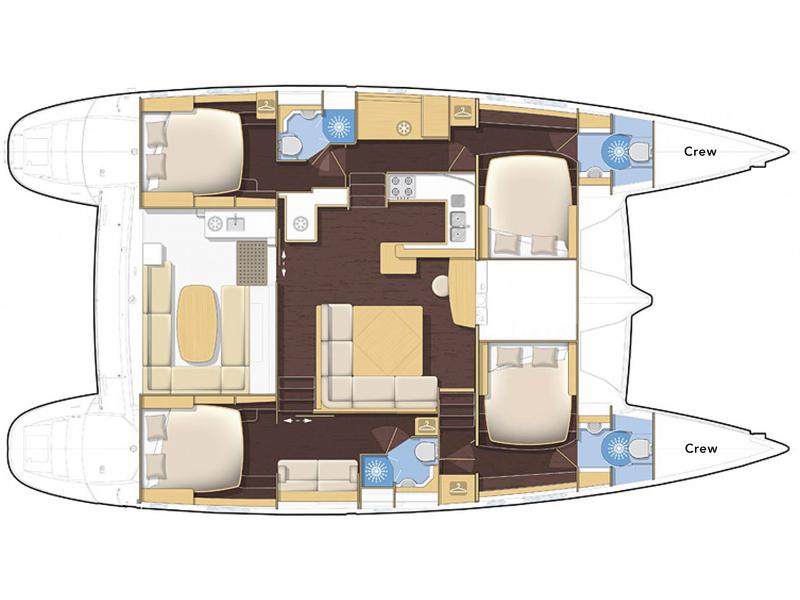 Book yachts online - catamaran - Lagoon 500 - Toro Bianco - Deluxe - rent