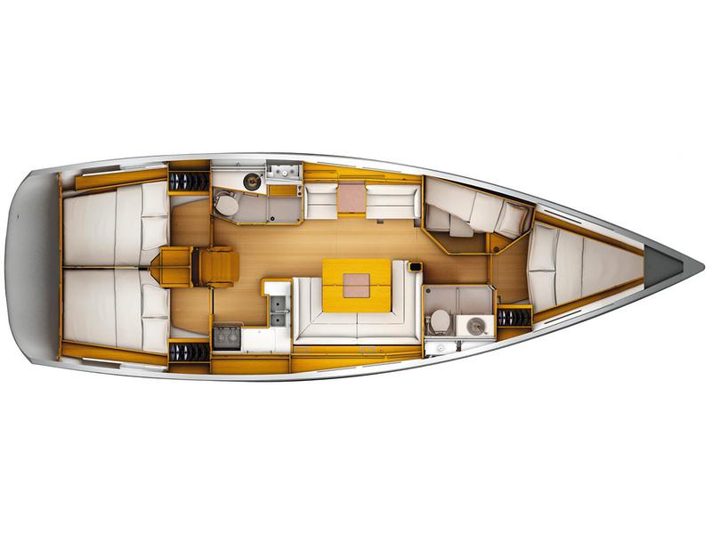 Book yachts online - sailboat - Sun Odyssey 449 - Fortunata - rent