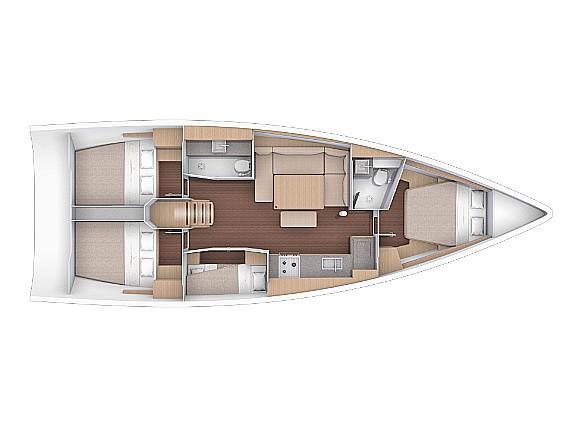 Book yachts online - sailboat - Dufour 430 Grand Large - Nikolas-Aegeas - rent