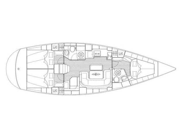 Book yachts online - sailboat - Bavaria 42 - Sea King - rent