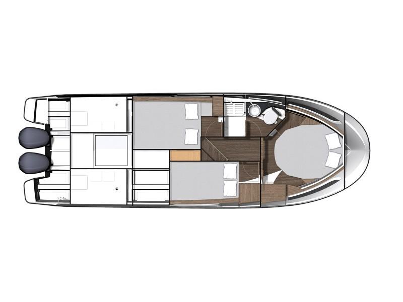 Book yachts online - motorboat - Jeanneau Merry Fisher 1095 FLY - Jeanneau Merry Fisher 1095 Fly - rent