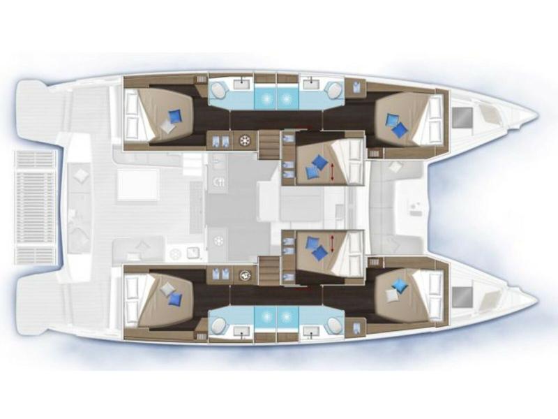 Book yachts online - catamaran - Lagoon 51 - CENTAUR - rent