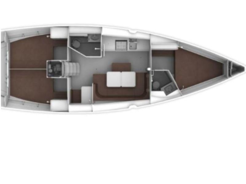 Book yachts online - sailboat - Bavaria Cruiser 41 - Zubatac - rent