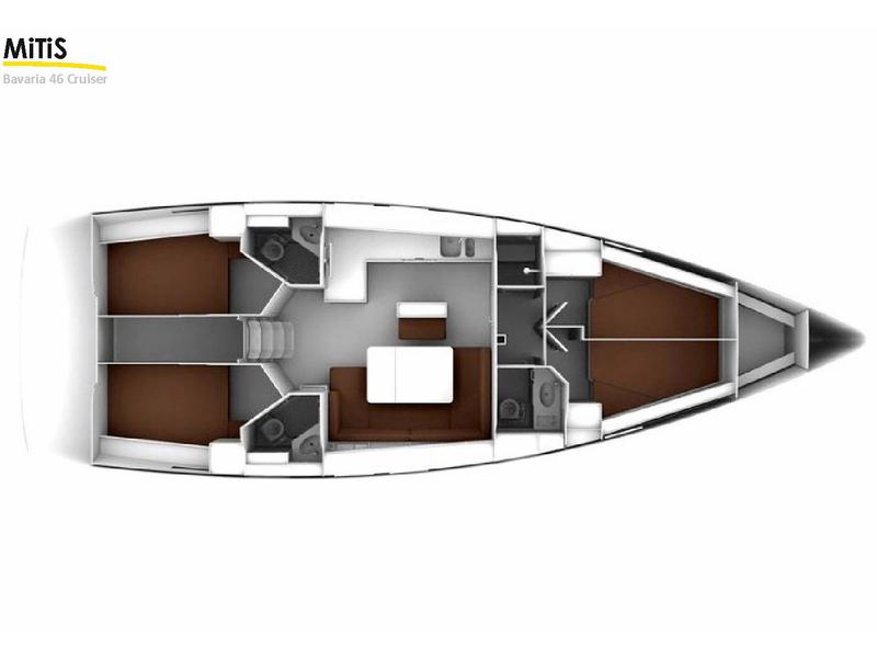 Book yachts online - sailboat - Bavaria 46 Cruiser - Mitis - rent
