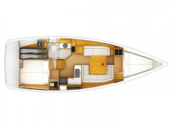 Book yachts online - sailboat - Sun Odyssey 379 (2cab) - b'elli - rent