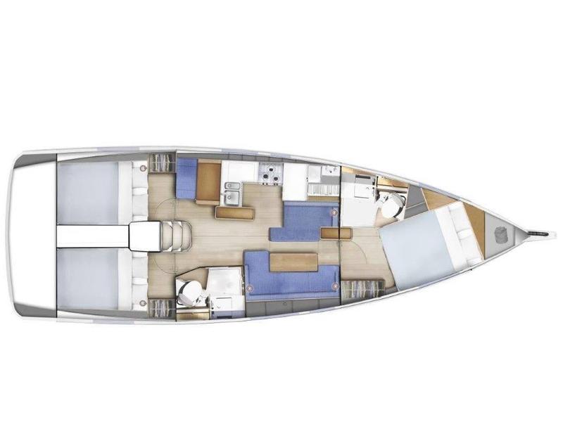 Book yachts online - sailboat - Sun Odyssey 410 - Martha - rent
