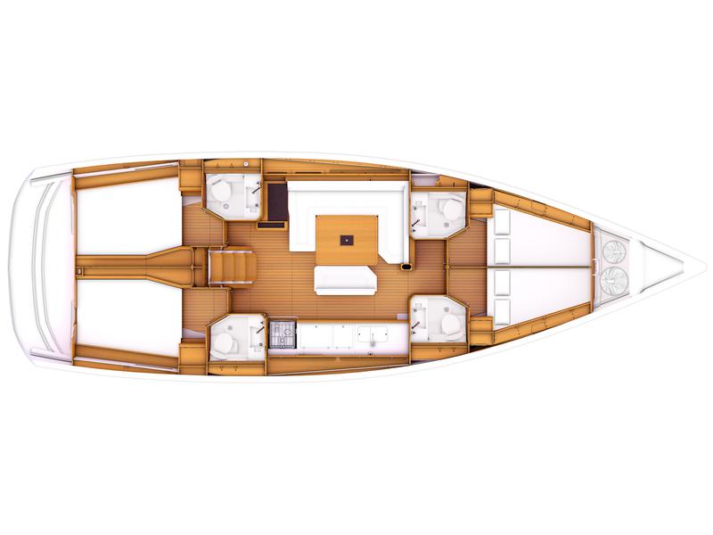 Book yachts online - sailboat - Sun Odyssey 479 - Koza - rent