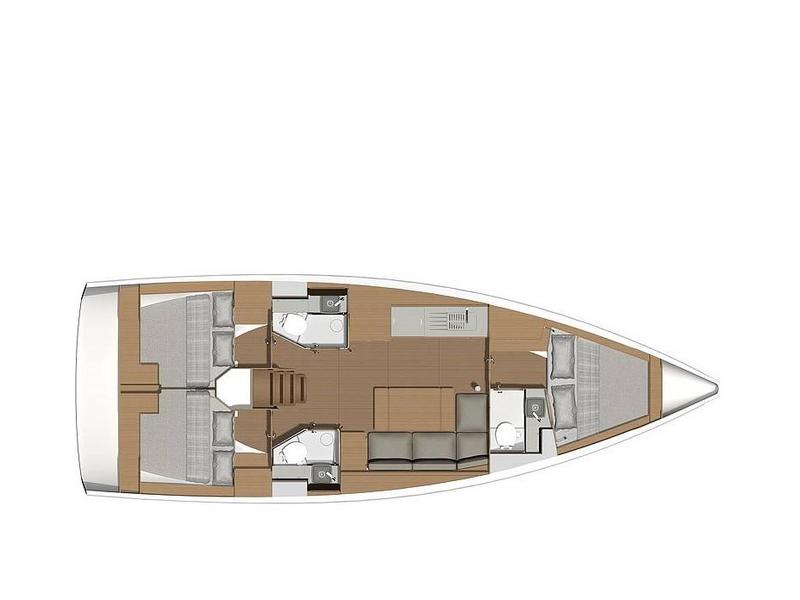 Book yachts online - sailboat - Dufour 390 Grand Large - Shibumi - rent