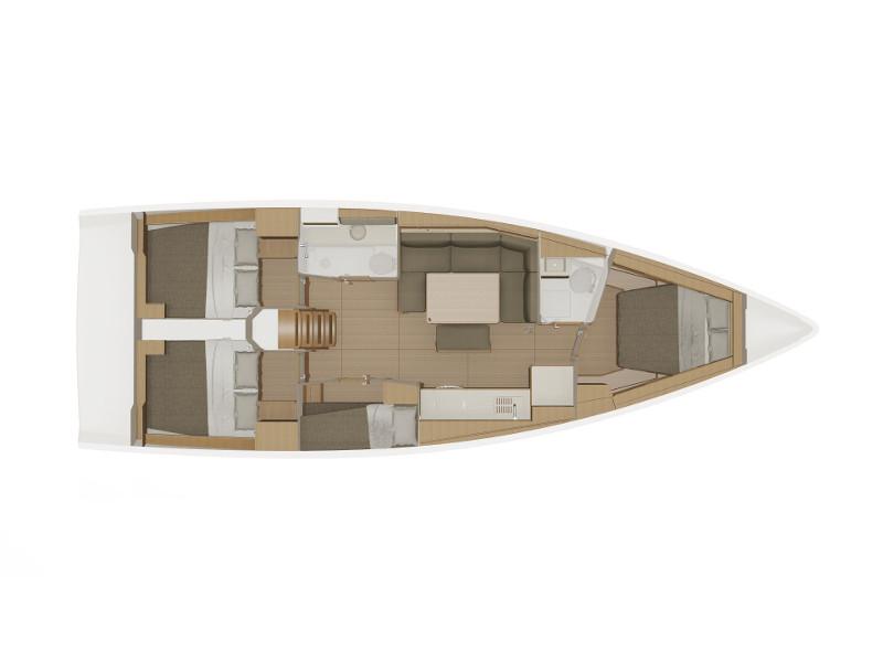 Book yachts online - sailboat - Dufour 430 Grand Large - Echo Ι - rent