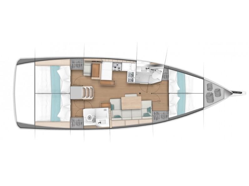Book yachts online - sailboat - Sun Odyssey 440 - nessun nome - rent