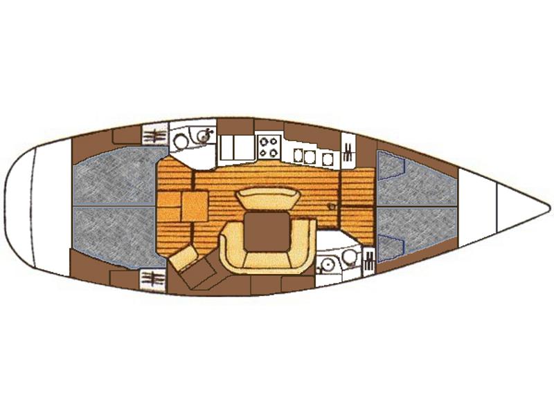 Book yachts online - sailboat - Sun Odyssey 45.2 - GOLF 1 - rent