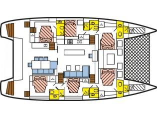 Book yachts online - catamaran - Lagoon 620 - incl. crew &amp; full board - Marlena - rent