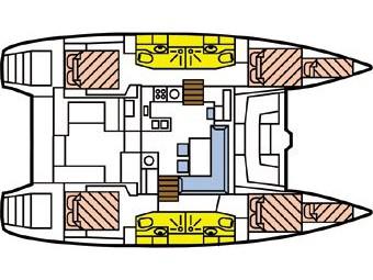 Book yachts online - catamaran - Lagoon 450 SporTop - Toja - rent