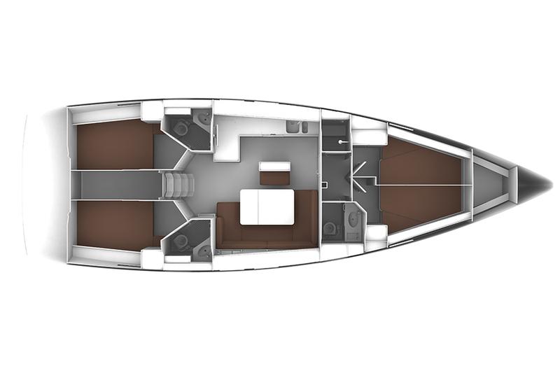 Book yachts online - sailboat - Bavaria Cruiser 46 - Athina - rent