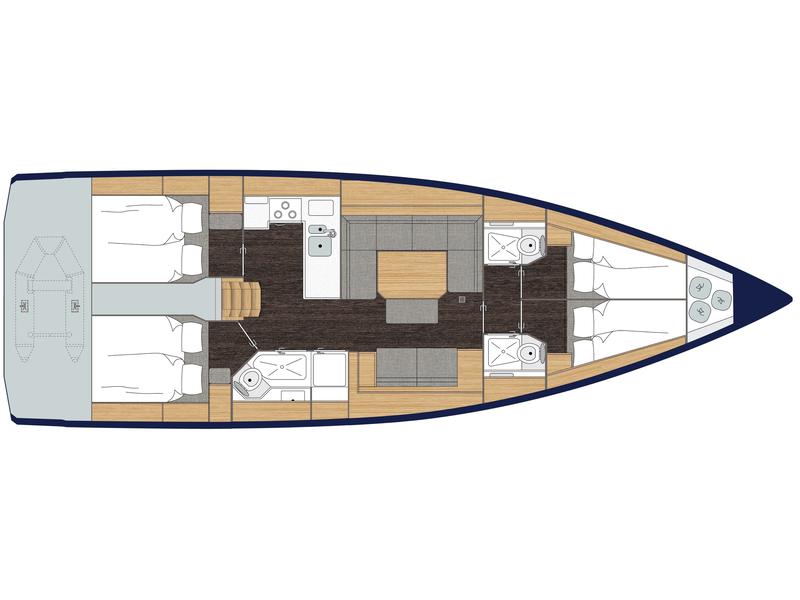 Book yachts online - sailboat - Bavaria C45 - Carpe Diem - rent