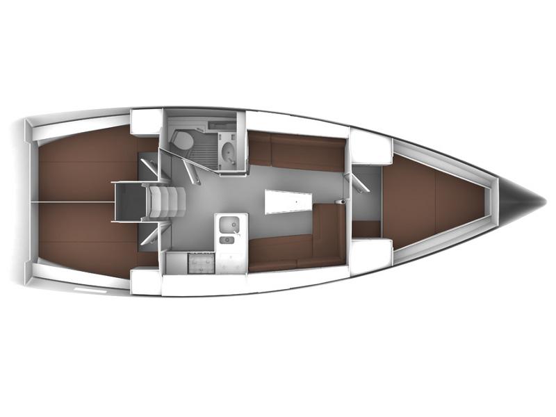 Book yachts online - sailboat - Bavaria Cruiser 37 6 - Chilly Lilly - rent