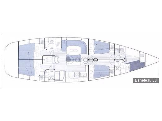 Book yachts online - sailboat - Beneteau 50-5 - Alboran Monica (Radazul) - rent
