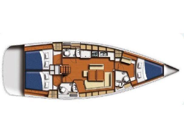 Book yachts online - sailboat - Oceanis 43 - TIAMO  - rent