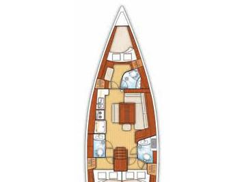 Book yachts online - sailboat - Oceanis 43 - Alcor - rent