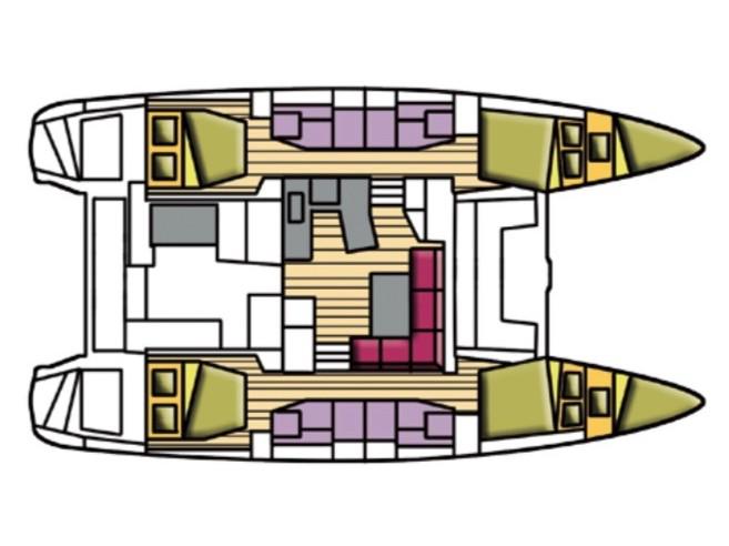 Book yachts online - catamaran - Lagoon 42 - Gamma Leonis - rent