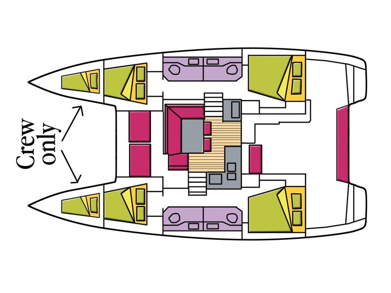 Book yachts online - catamaran - Lagoon 40 - Freccia (WM, Inverter) - rent