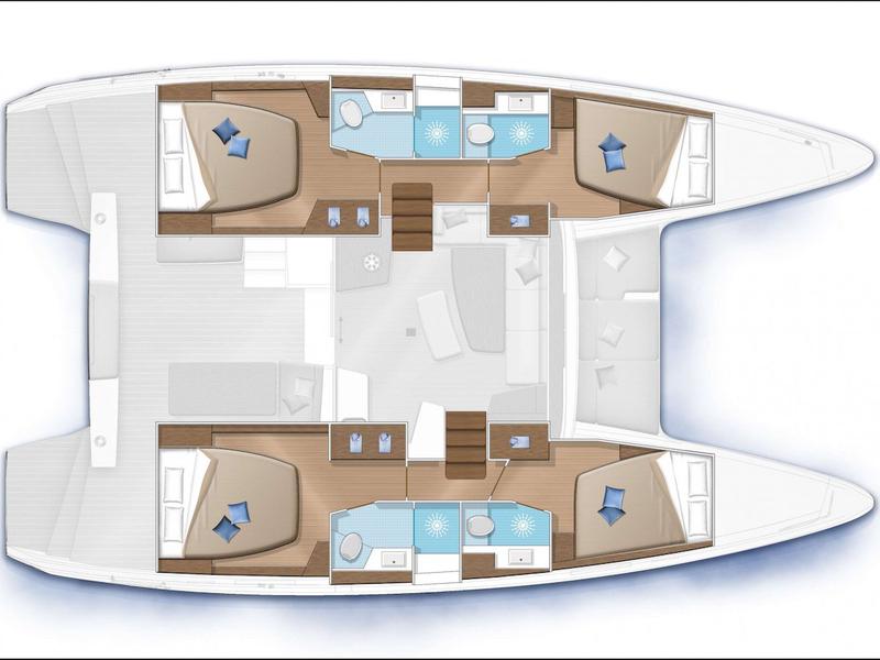 Book yachts online - catamaran - Lagoon 42 - Alkaid - rent