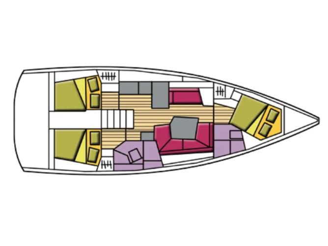 Book yachts online - sailboat - Oceanis 41.1 - Achemar - rent