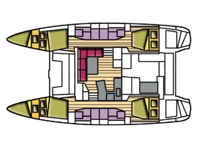 Book yachts online - catamaran - Lagoon 42 - Amlad - rent