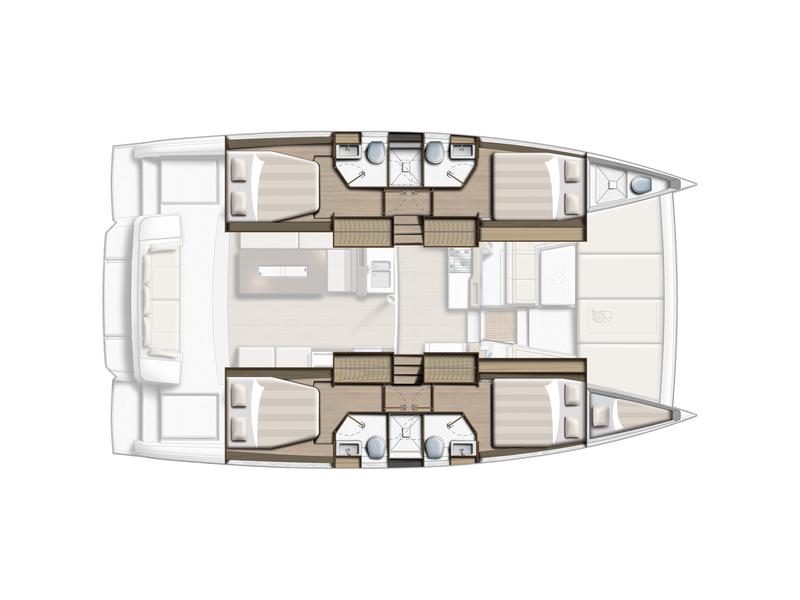 Book yachts online - catamaran - Bali 4.2 - Alexa - rent