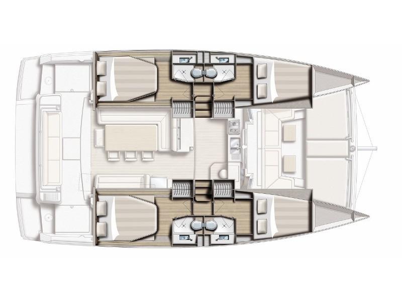 Book yachts online - catamaran - Bali 4.1 Cap - Alchimia - rent