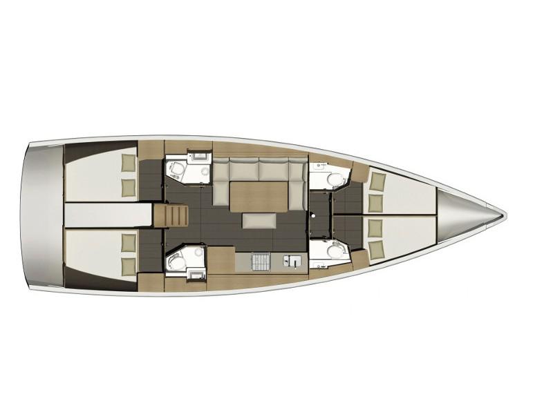 Book yachts online - sailboat - Dufour 460 Grand Large - Red Pepper - rent
