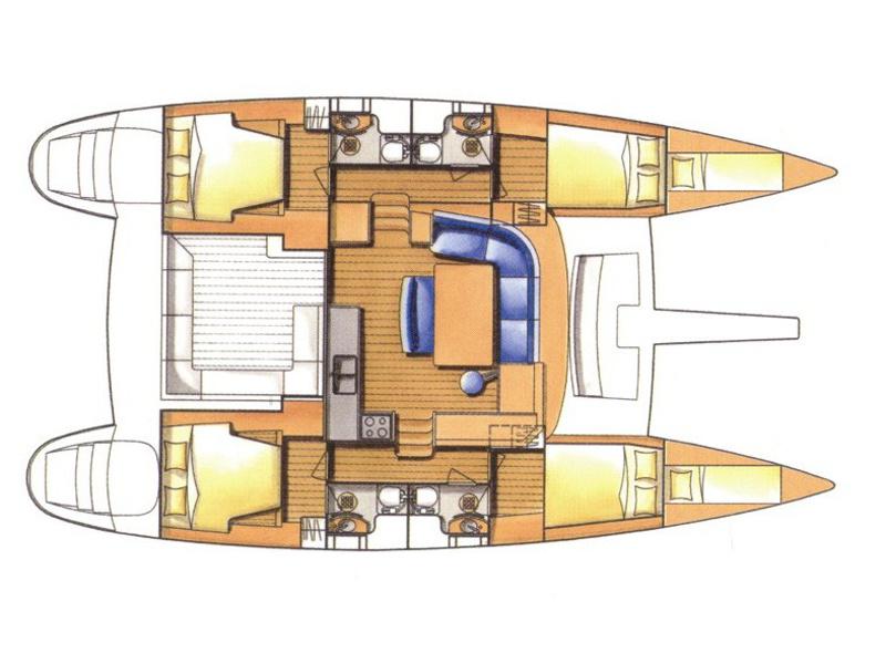 Book yachts online - catamaran - Lagoon 440 - MANATEE  - rent