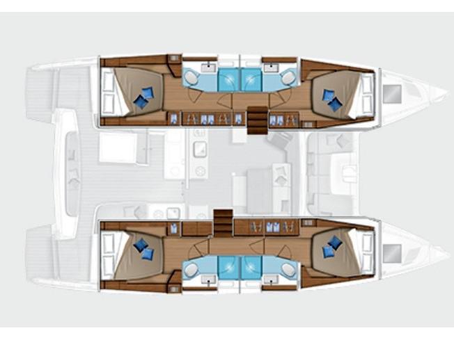 Book yachts online - catamaran - Lagoon 46 - Saramimi NEW 2022 - rent