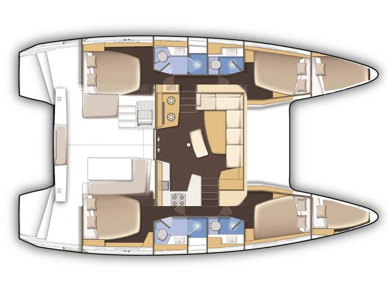 Book yachts online - catamaran - Lagoon 42 - Senza SE (A/C and Generator) - rent