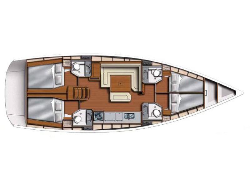 Book yachts online - sailboat - Sunsail 47 - Sunsail 47 (2016) - rent