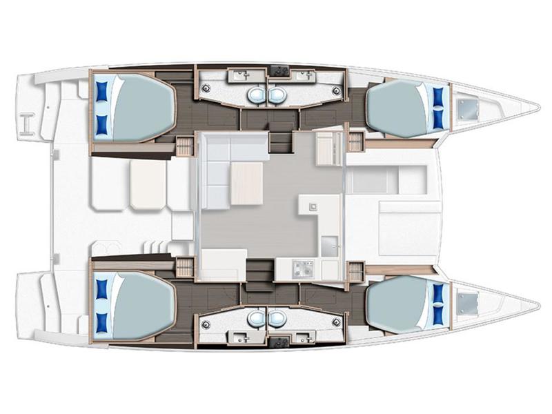 Book yachts online - catamaran - Sunsail 424/4/4 - Sunsail 424/4/4 (2023) - rent