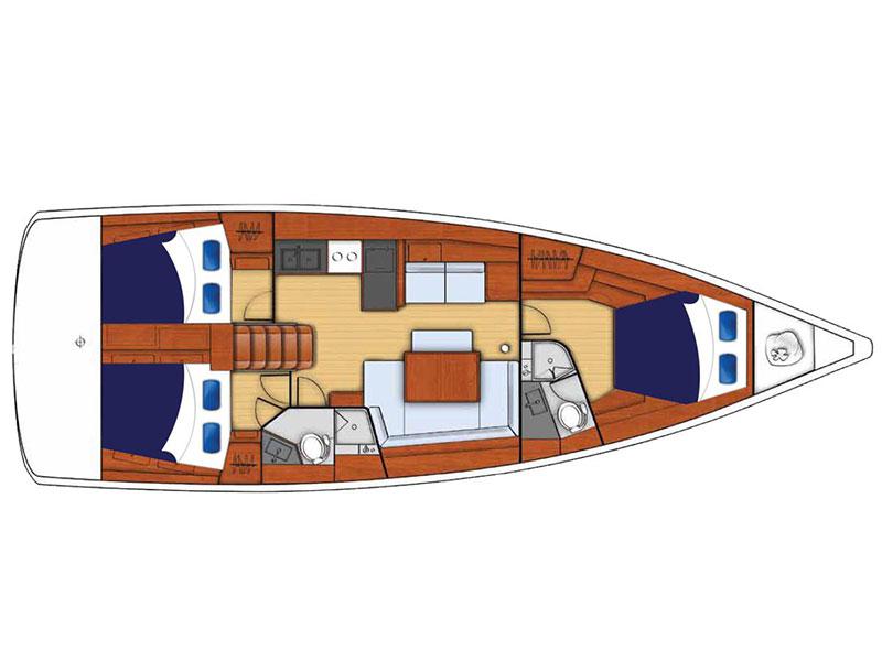 Book yachts online - sailboat - Moorings 45.3 - Moorings 45.3 (2017) - rent