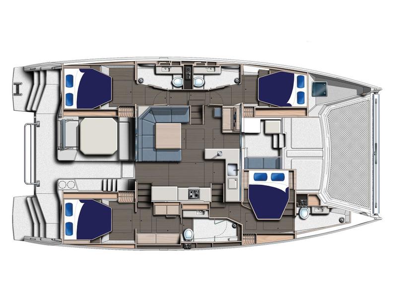 Book yachts online - catamaran - Moorings 5000 - Moorings 5000 (2019) - rent