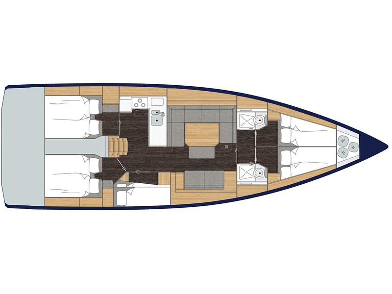 Book yachts online - sailboat - Bavaria C45 (5 cbs) - BavC45-21 - rent