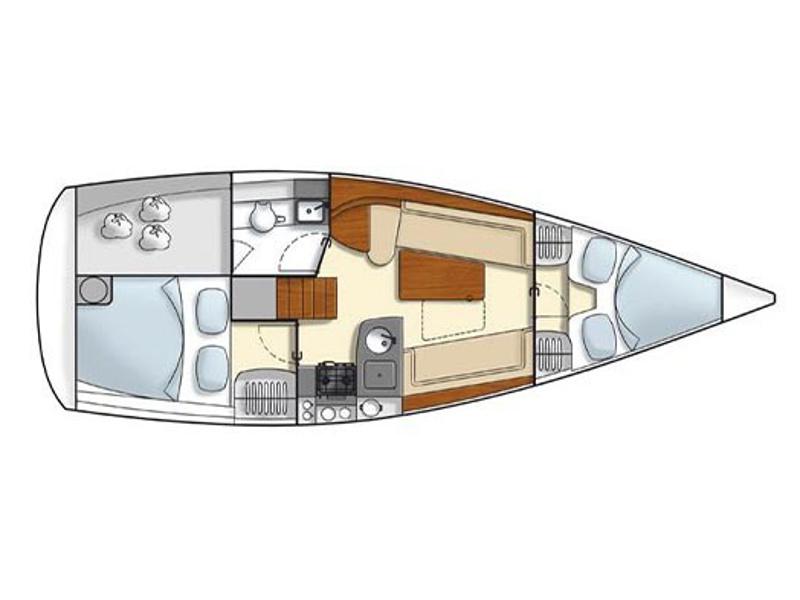Book yachts online - sailboat - Hanse 325 - H325-12G-S - rent