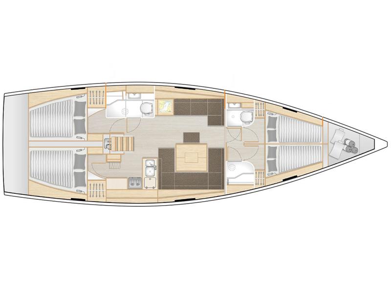 Book yachts online - sailboat - Hanse 458 - H458-20-T - rent