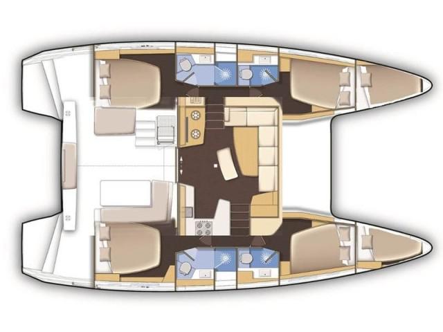 Book yachts online - catamaran - Lagoon 42 - L42-20-F - rent